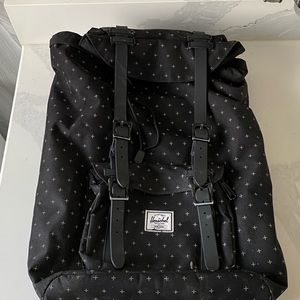 Herschel Supply Company Black Backpack for Men - 30L